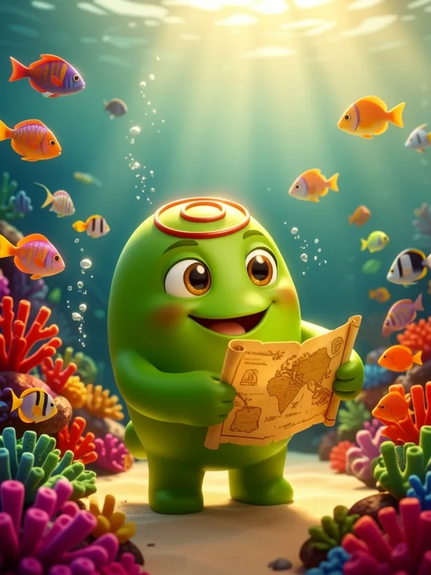 Green's Underwater Treasure Adventure — illustration 4