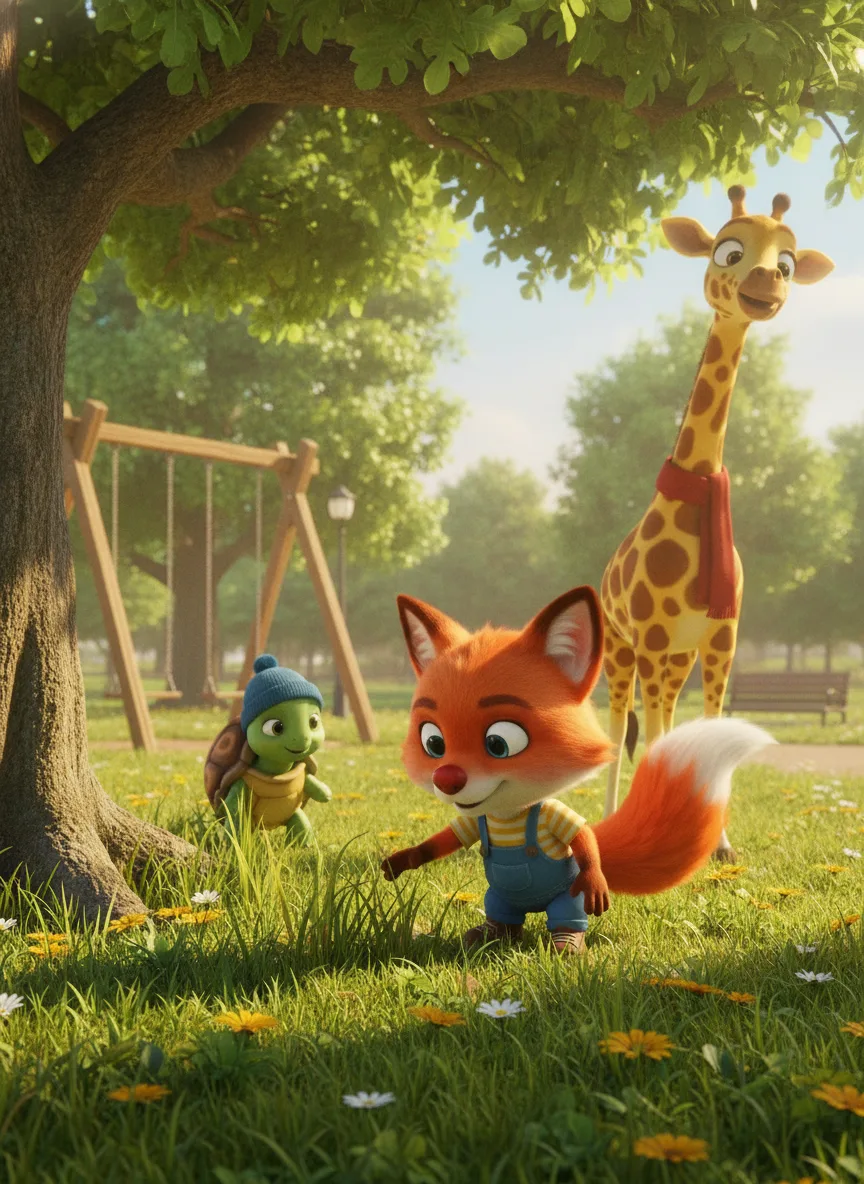 Toby's Hat in the Park — illustration 2