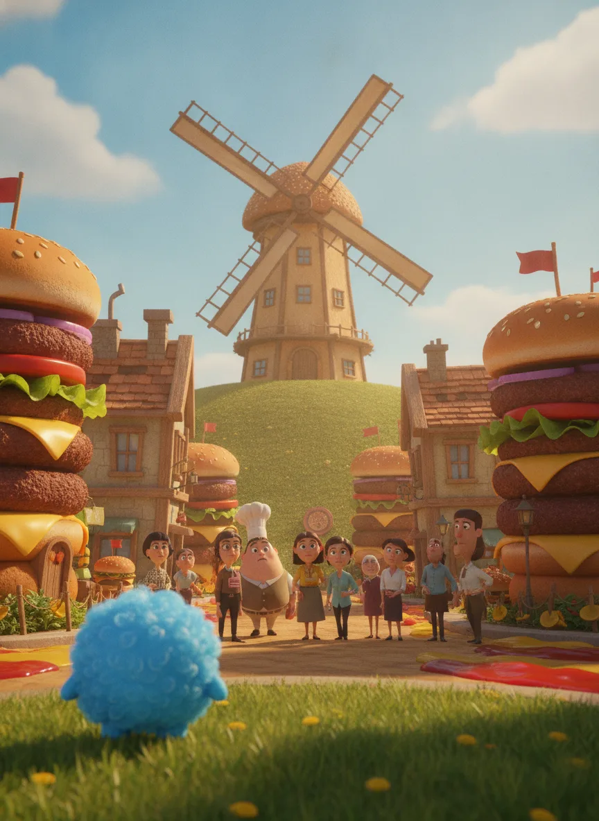 Bloo and the Day the Burgers Stopped — illustration 1