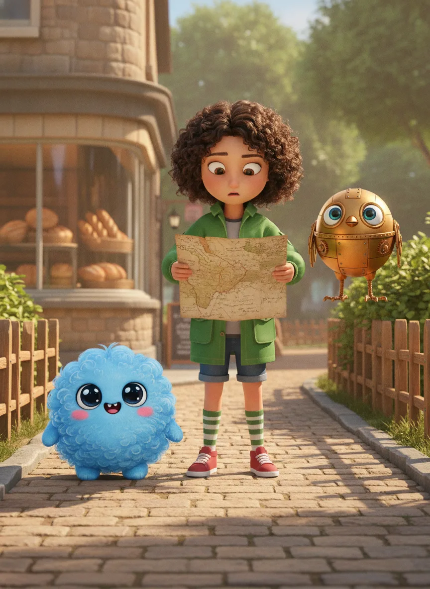 Bloo and the Map with Missing Pieces — illustration 2