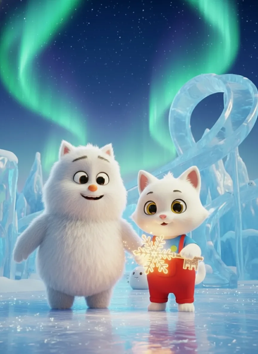 Max and the Glowing Snowflake Mystery — illustration 2