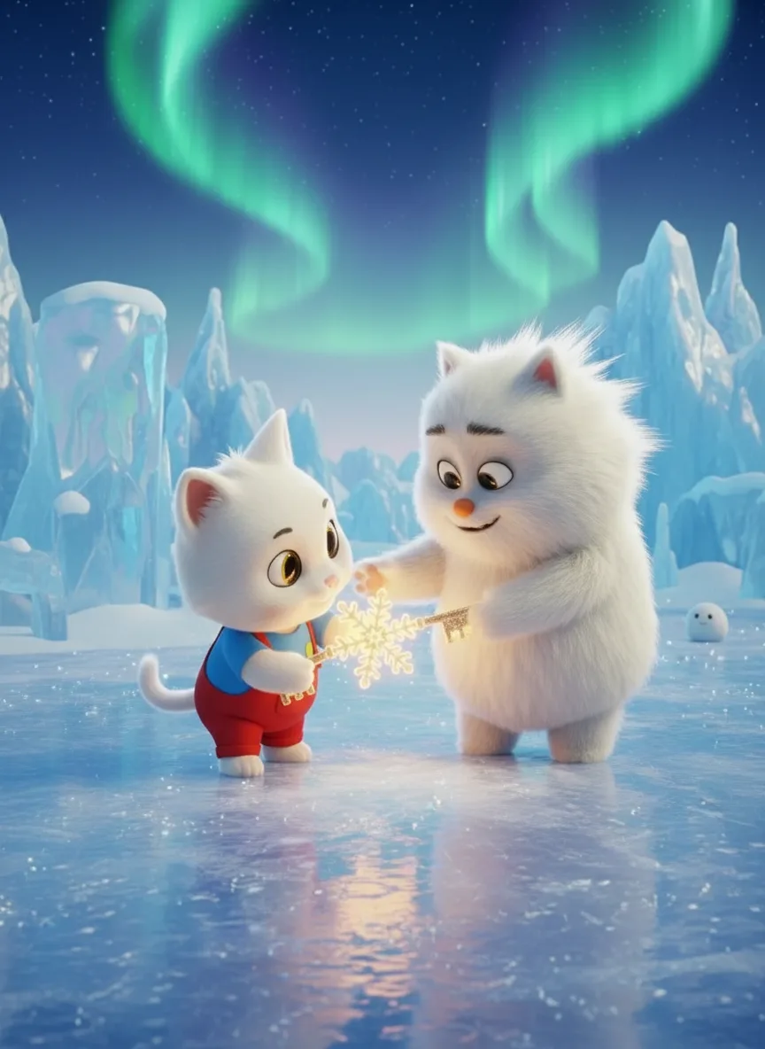 Max and the Glowing Snowflake Mystery — illustration 3