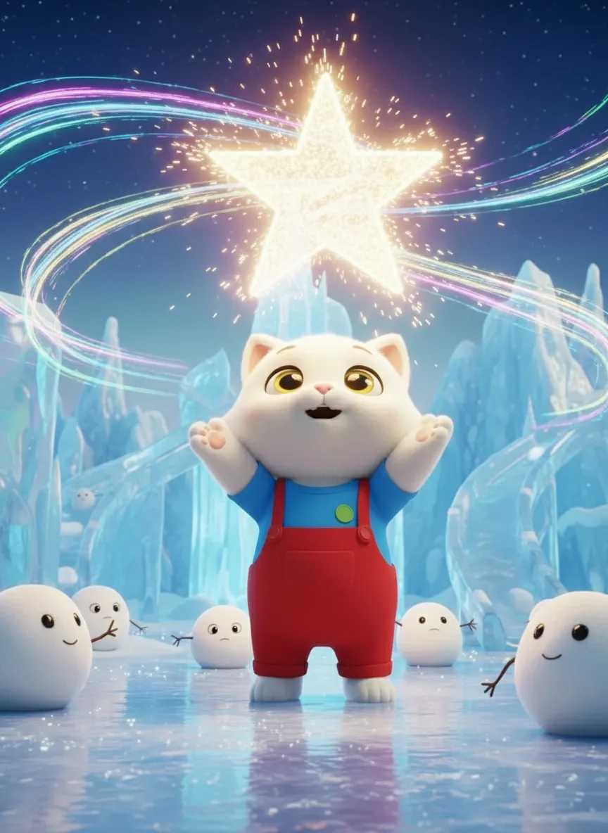 Max and the Glowing Snowflake Mystery — illustration 4