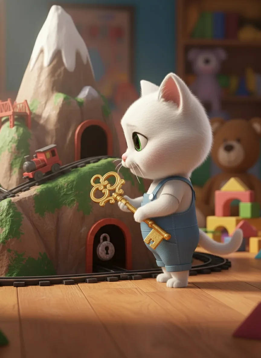 Lucy and the Key in the Playroom Mountain — illustration 1