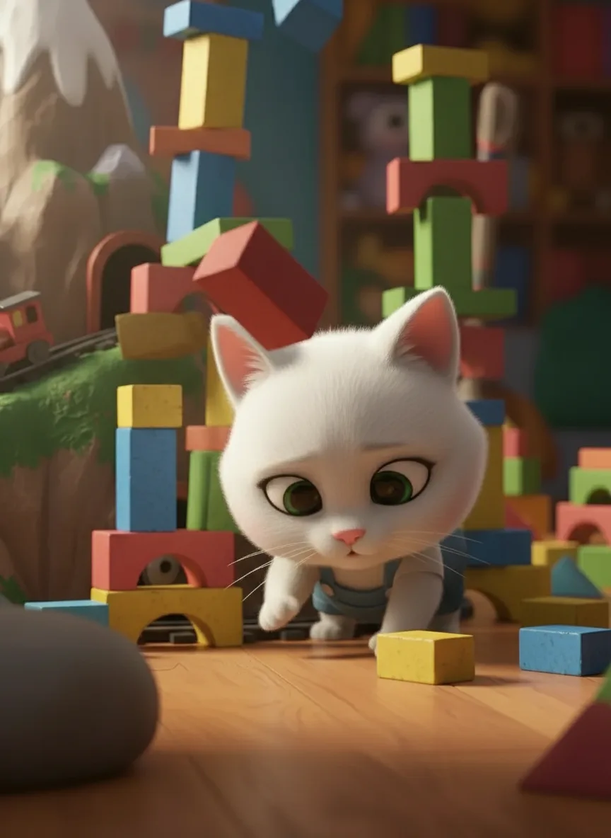 Lucy and the Key in the Playroom Mountain — illustration 3